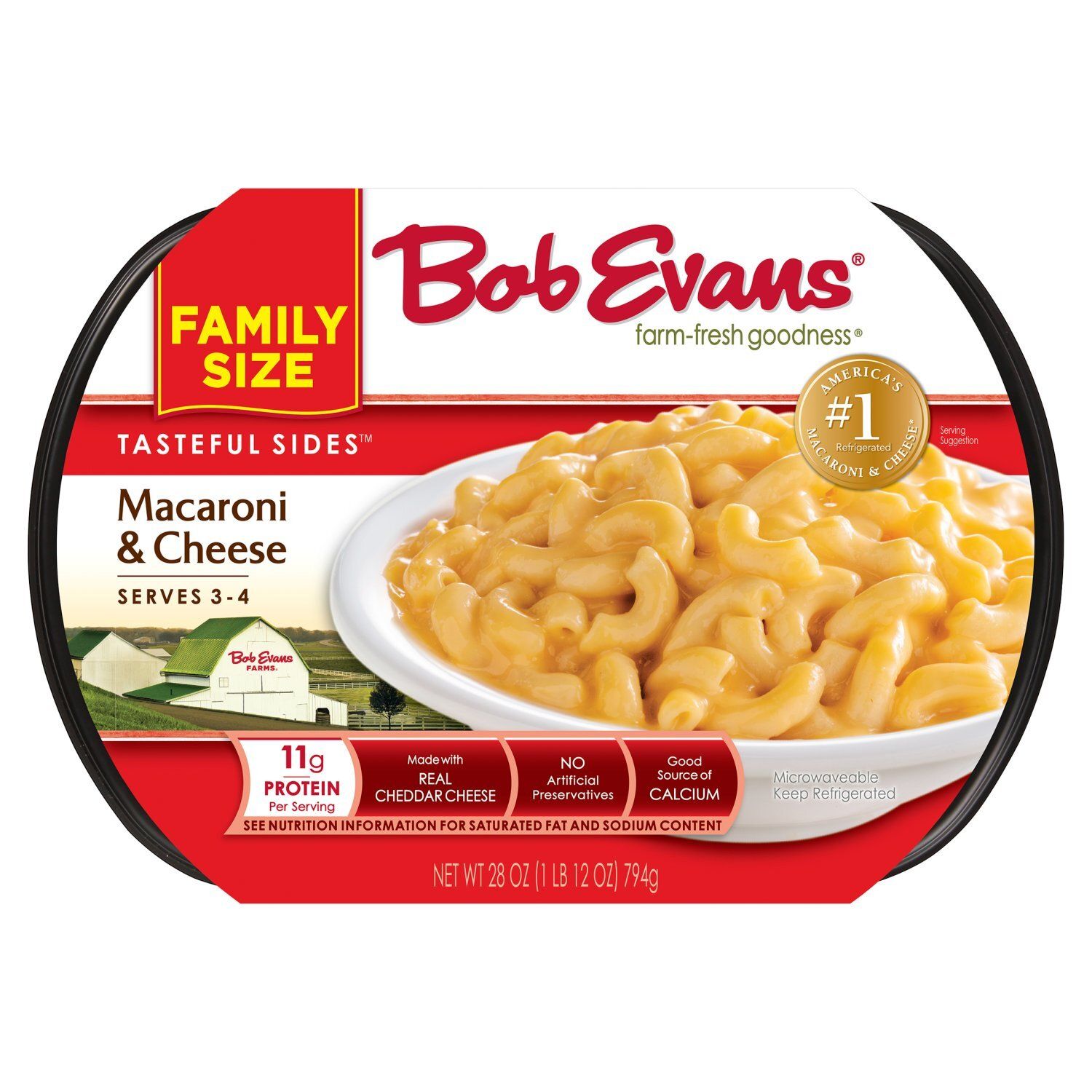 Bob Evans Tasteful Sides Macaroni &amp; Cheese Family Size, 28 oz