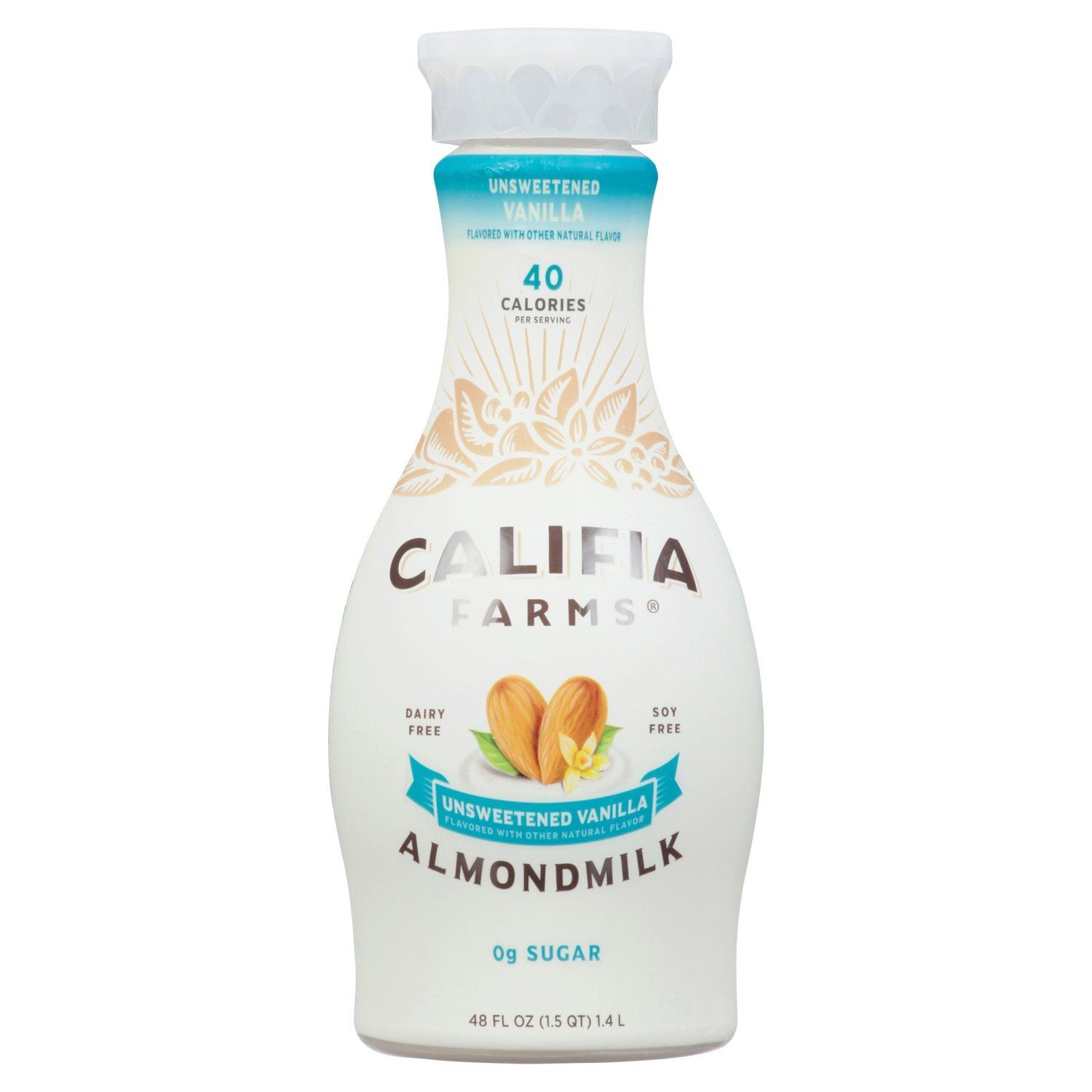 CALIFIA FARMS Unsweetened Vanilla Almondmilk, 48 fl oz