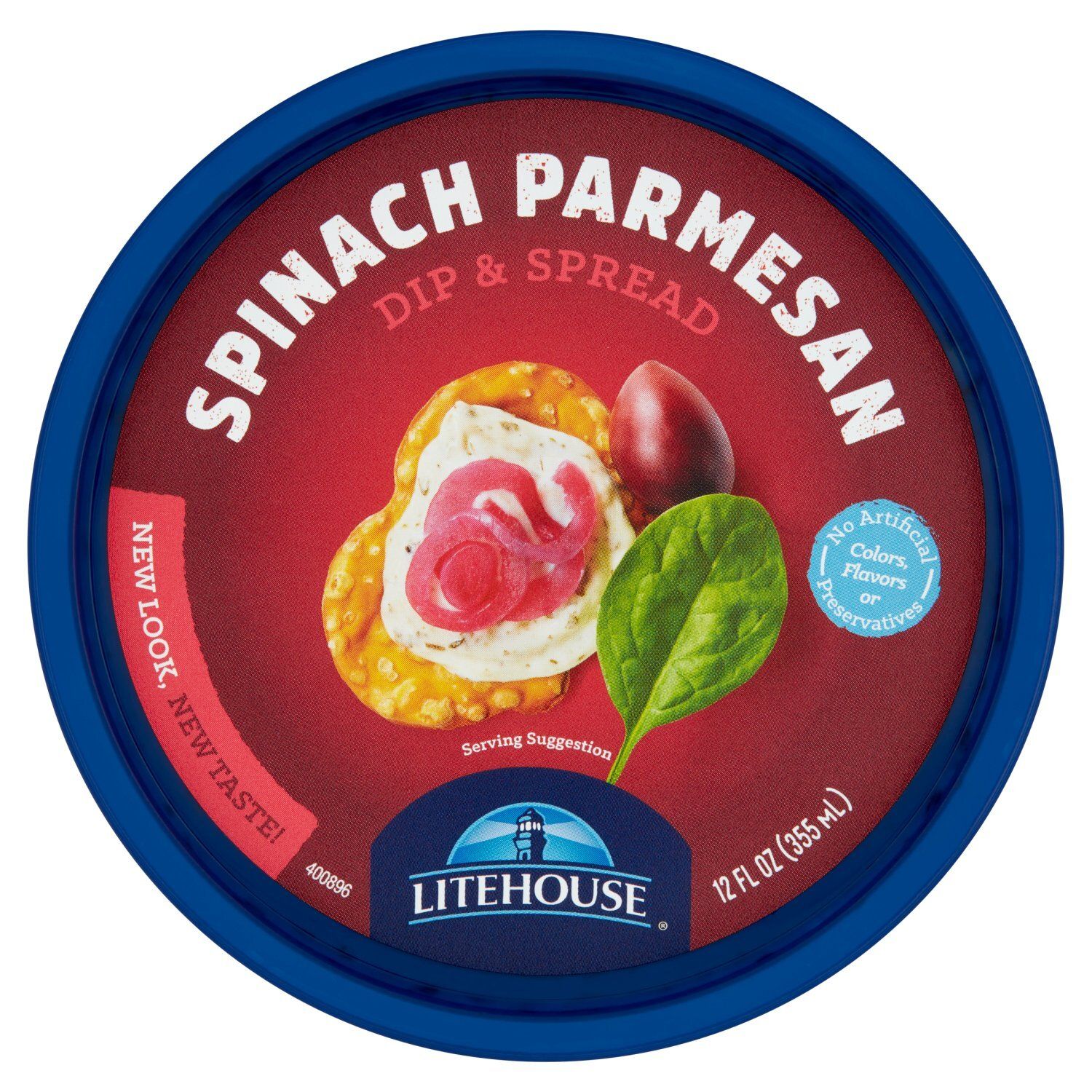 Litehouse Spinach Parmesan Dip &amp; Spread, 12 fl oz