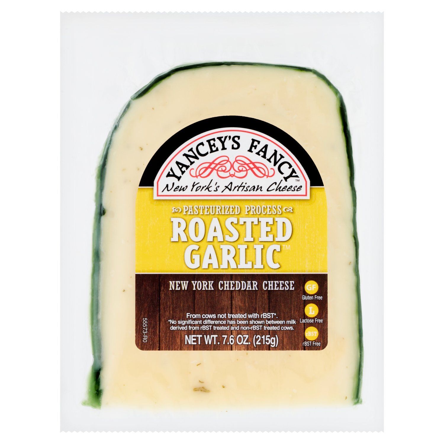 Yancey&#39;s Fancy Roasted Garlic New York Cheddar Cheese, 7.6 oz
