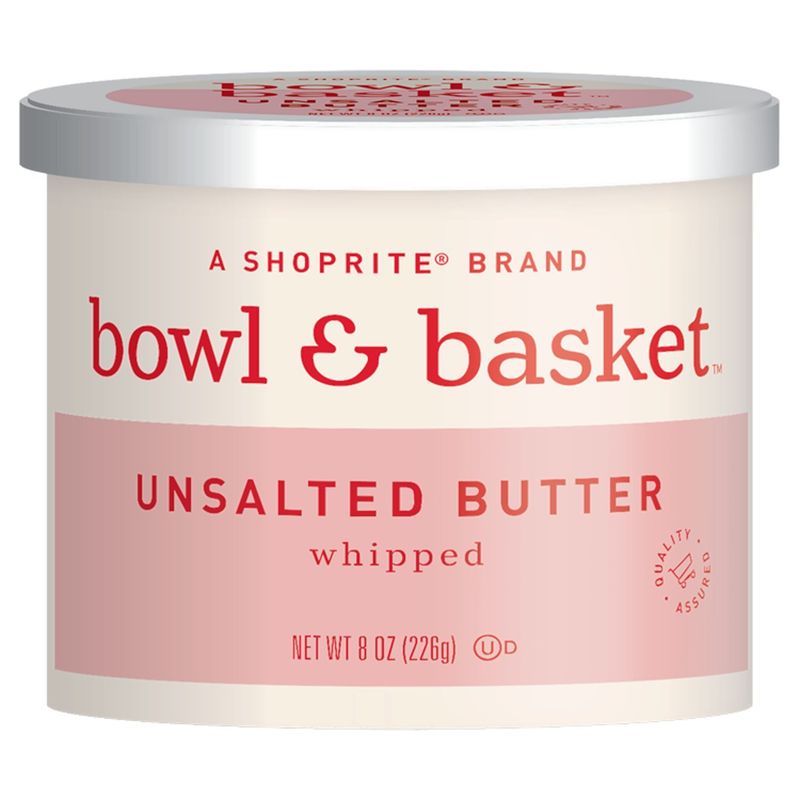Bowl &amp; Basket Whipped Unsalted Butter, 8 oz