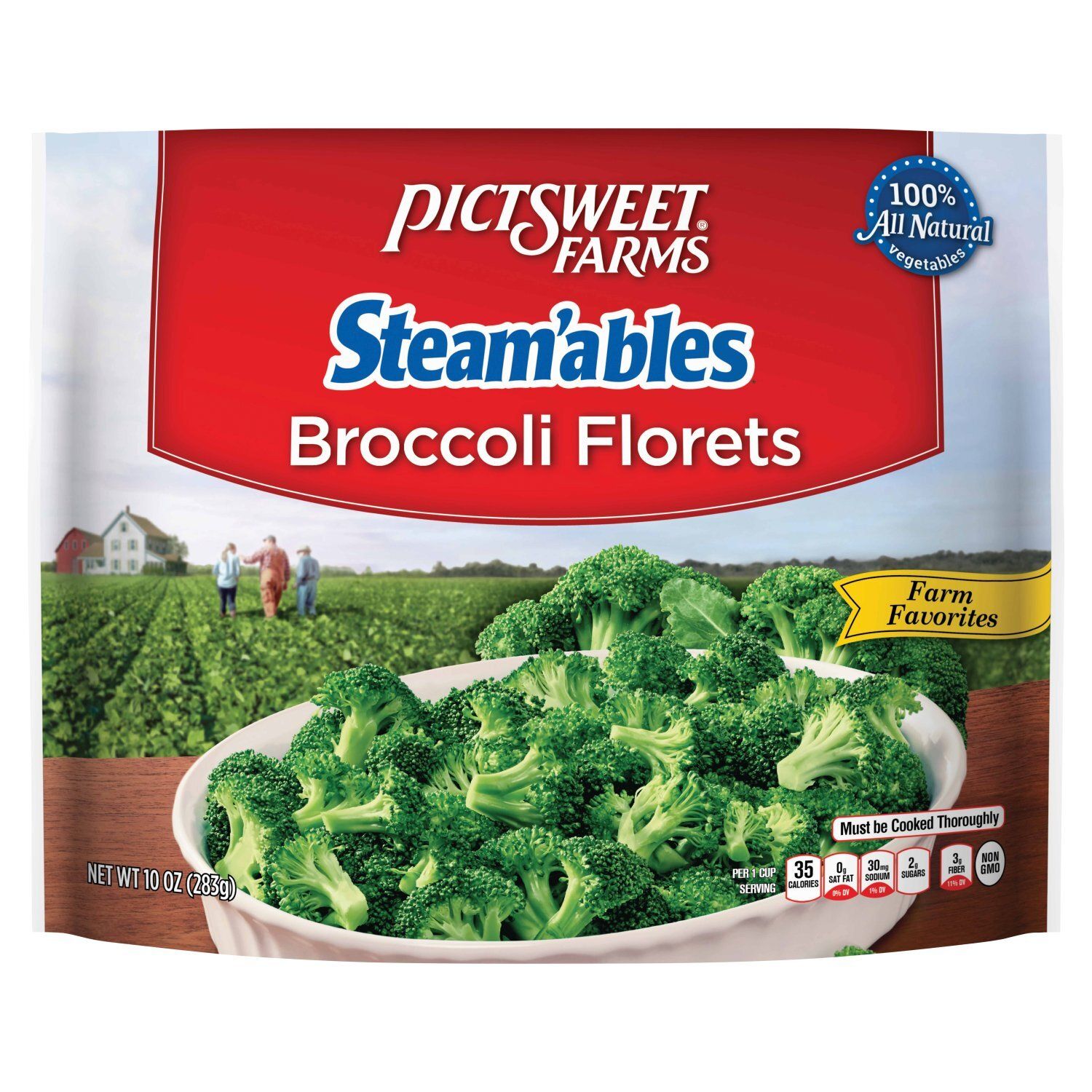 Pictsweet Farms Steam&#39;ables Broccoli Florets, 10 oz