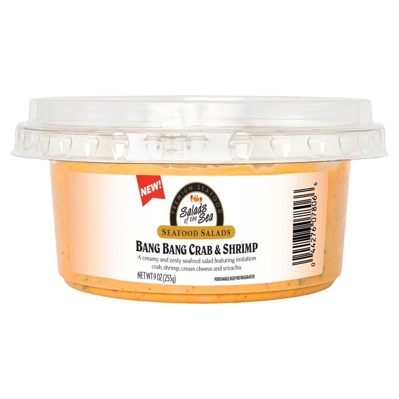 Salads of the Sea Bang Bang Crab &amp; Shrimp Seafood Salads, 9 oz
