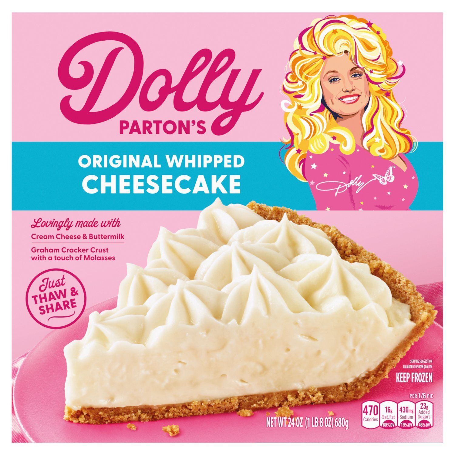 Dolly Parton&#39;s Original Whipped Cheesecake, 24 oz