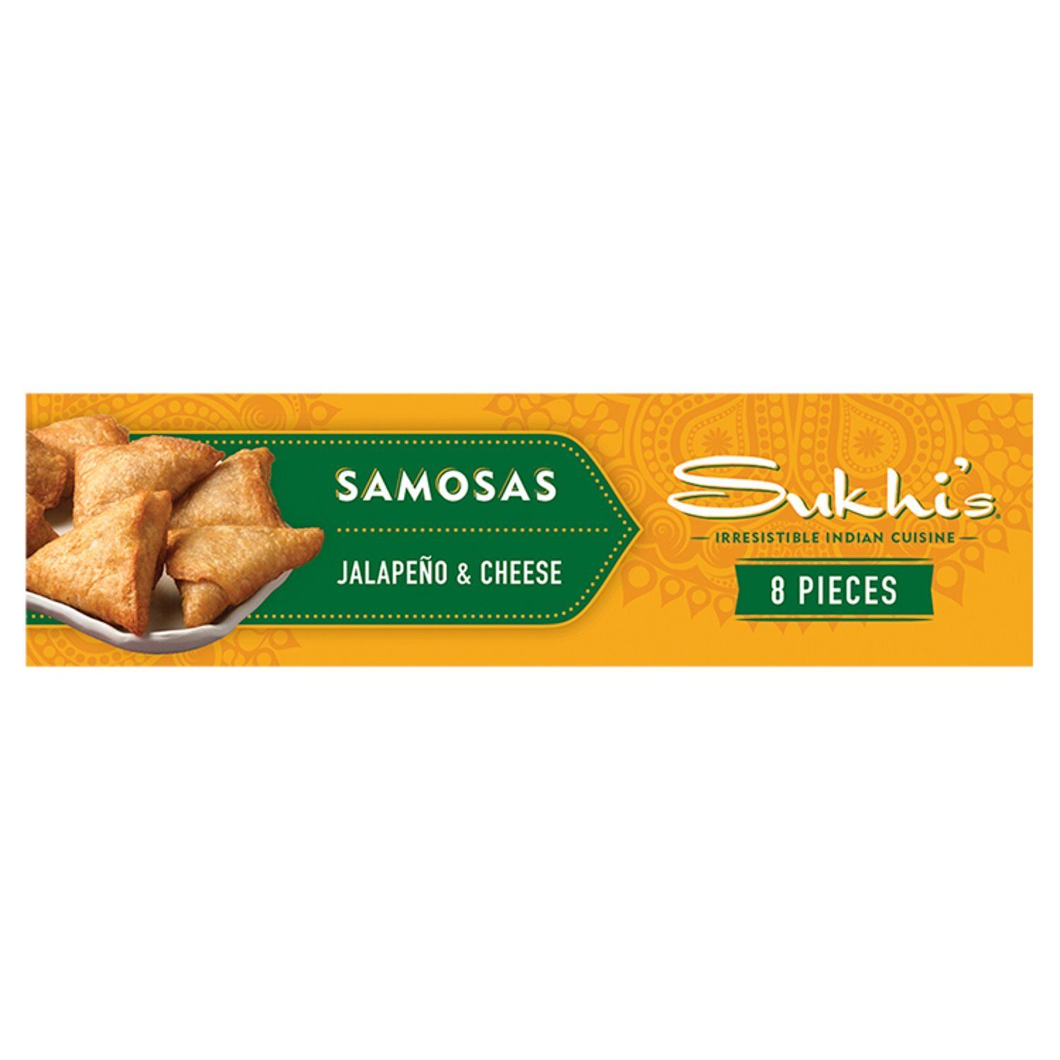Sukhi&#39;s Jalapeño &amp; Cheese Samosas, 8 count, 8 oz