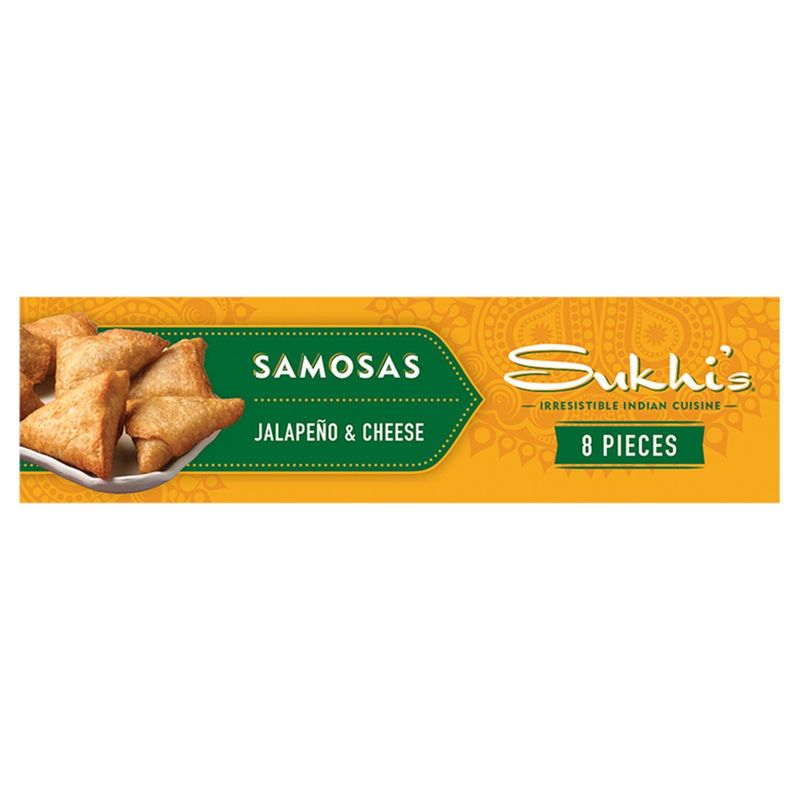 Sukhi&#39;s Jalapeño &amp; Cheese Samosas, 8 count, 8 oz