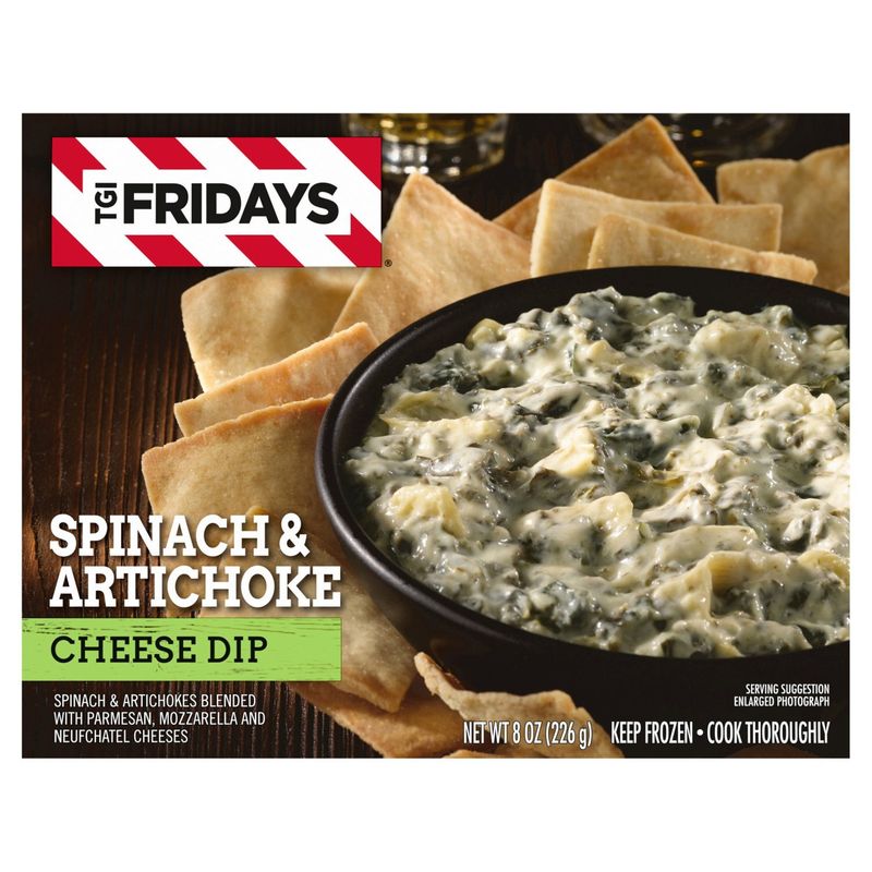 TGI Fridays Spinach &amp; Artichoke Cheese Dip, 8 oz