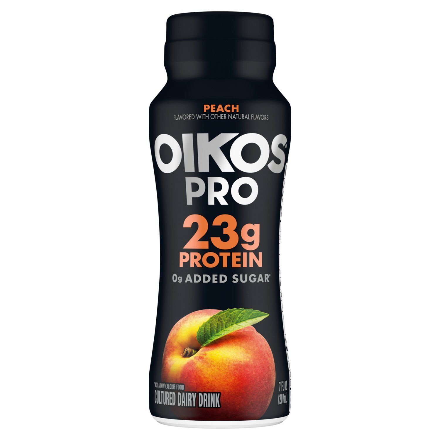 Oikos Pro Peach Cultured Dairy Drink, 7 fl oz