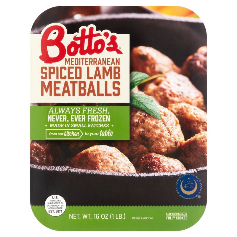 Botto&#39;s Mediterranean Spiced Lamb Meatballs, 16 oz