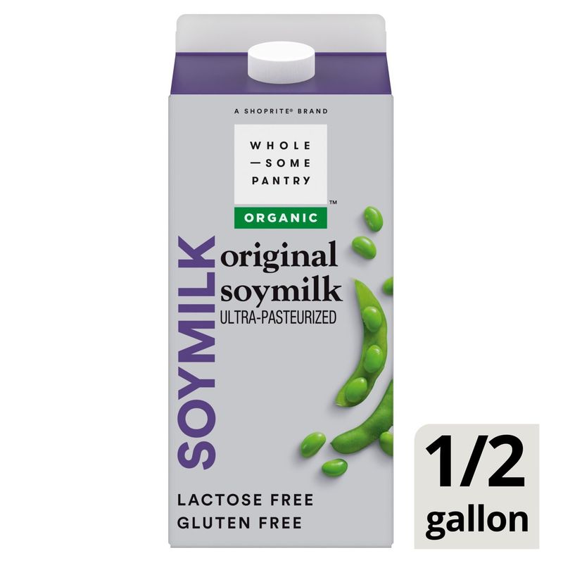 Wholesome Pantry Organic Original Soymilk, half gallon