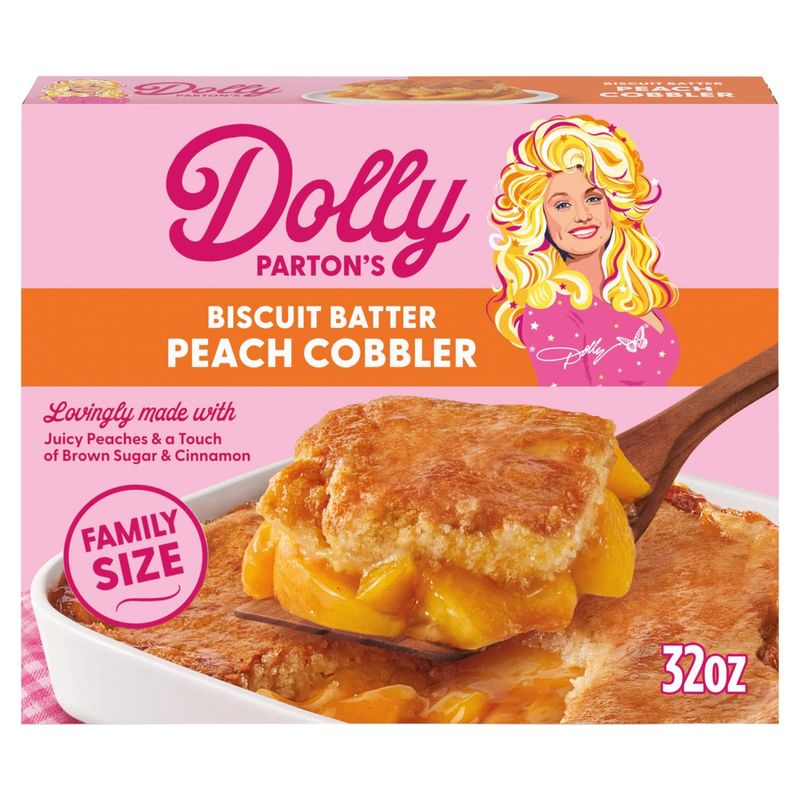 Dolly Parton&#39;s Peach Cobbler Biscuit Batter Family Size, 32 oz