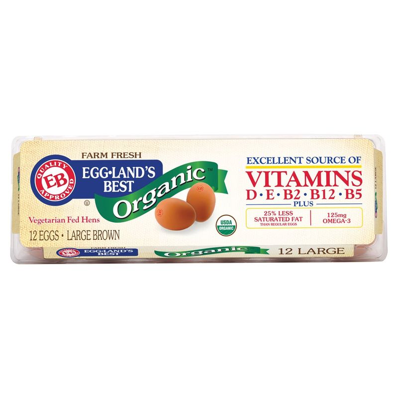 Eggland&#39;s Best Organic Eggs, Large, 12 count