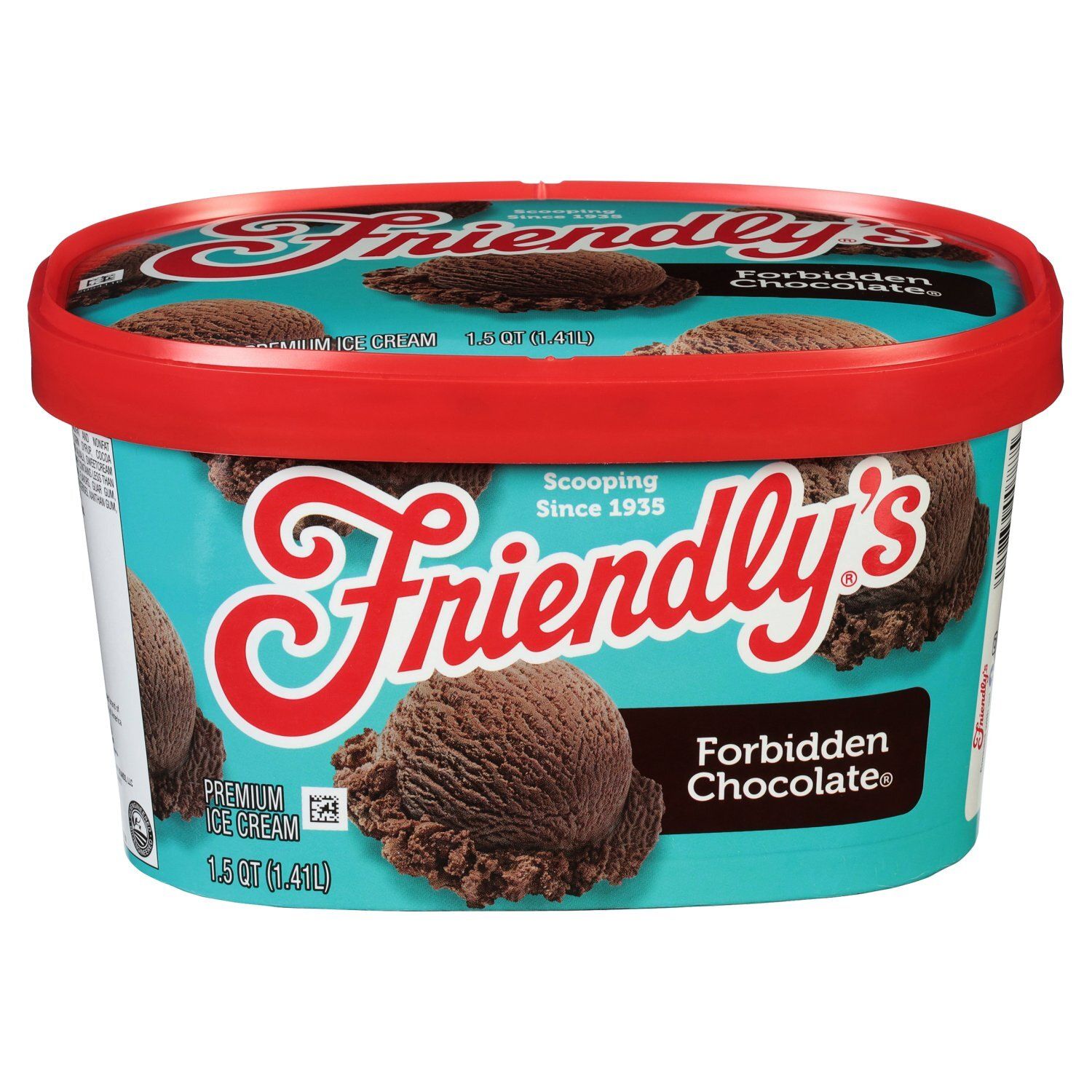 Friendly&#39;s Forbidden Chocolate Premium Ice Cream, 1.5 qt