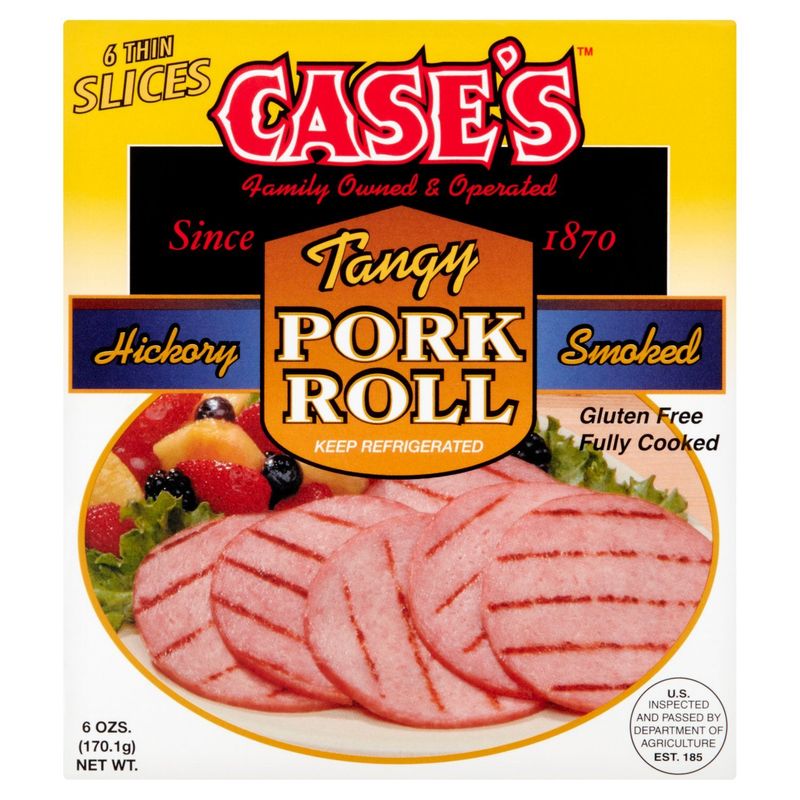 Case&#39;s Hickory Smoked Tangy Pork Roll, 6 count, 6 oz