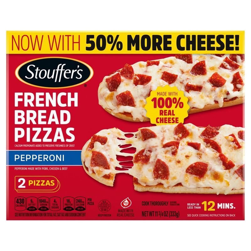 Stouffer&#39;s Pepperoni French Bread Pizzas, 2 count, 11 3/4 oz