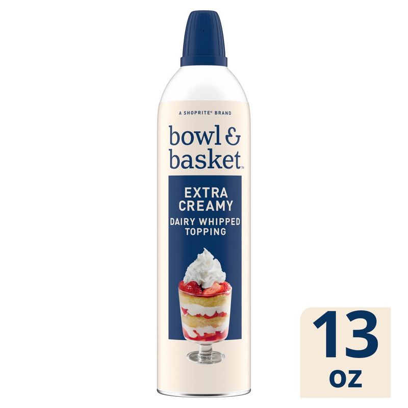 Bowl &amp; Basket Extra Creamy Dairy Whipped Topping, 13 oz