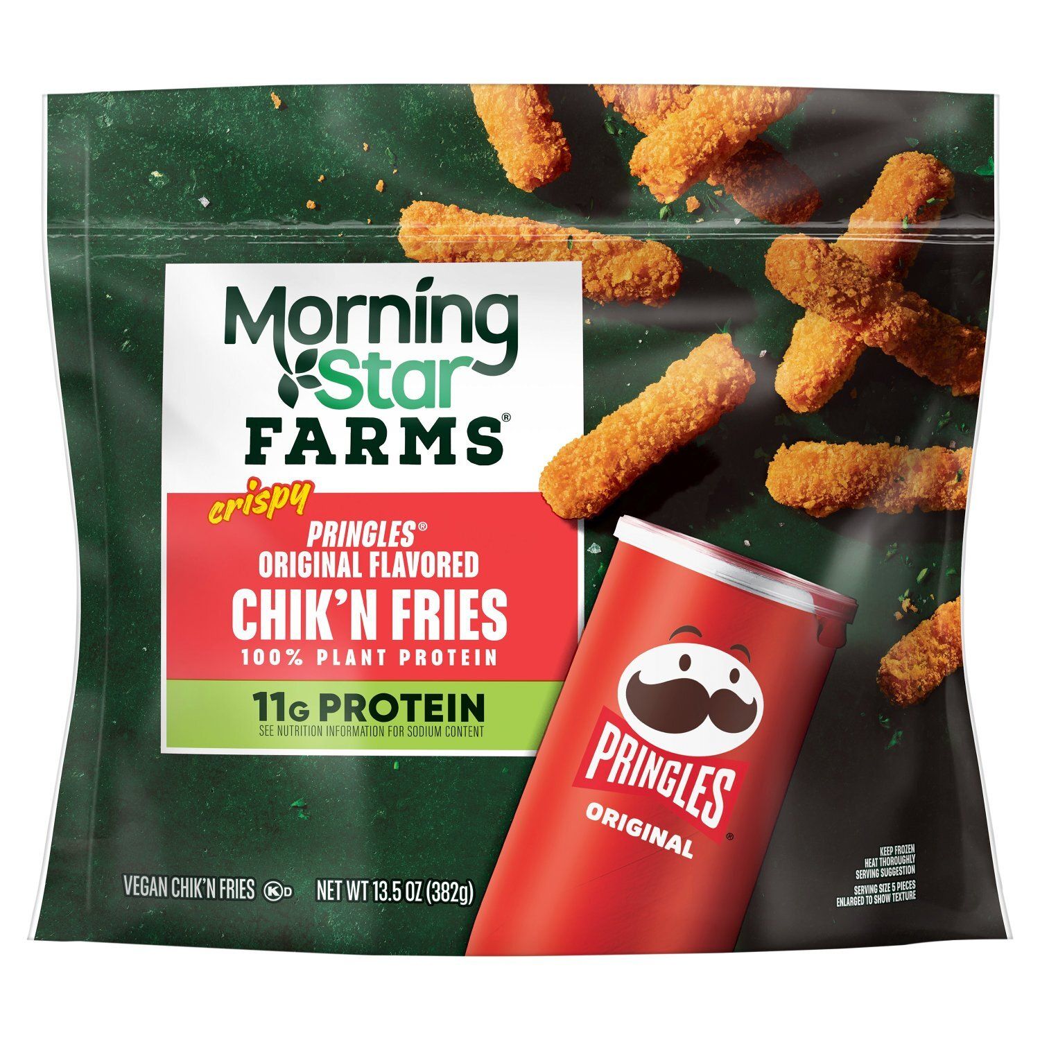 MorningStar Farms Pringles Original Flavored Vegan Chik&#39;n Fries, 13.5 oz