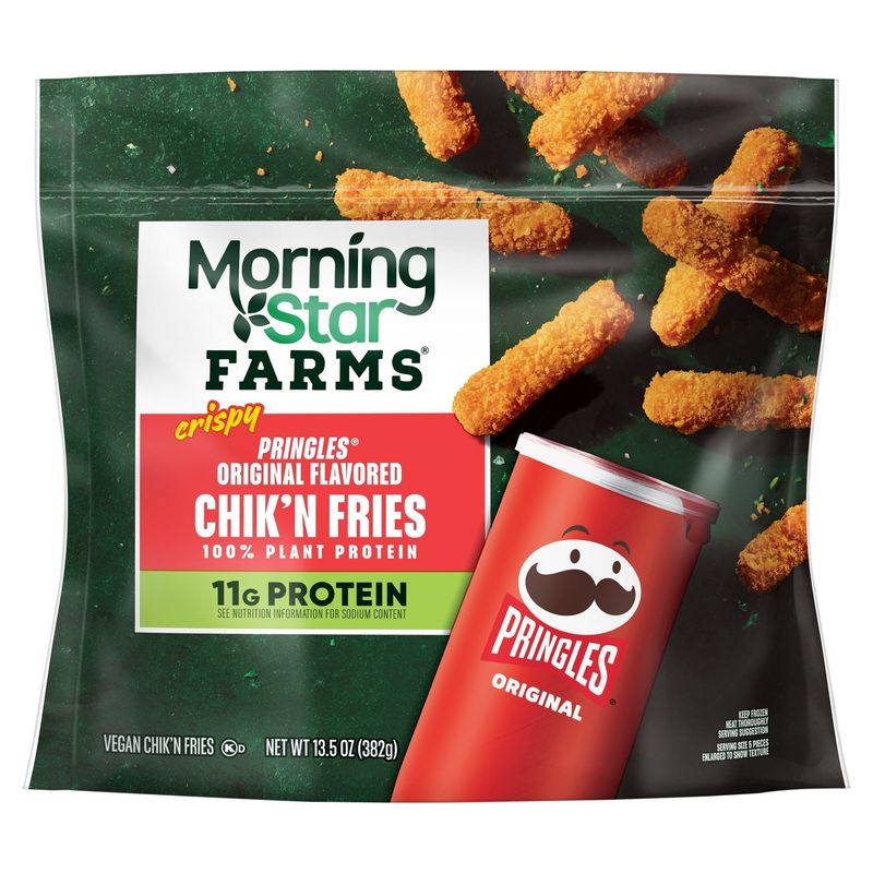 MorningStar Farms Pringles Original Flavored Vegan Chik&#39;n Fries, 13.5 oz