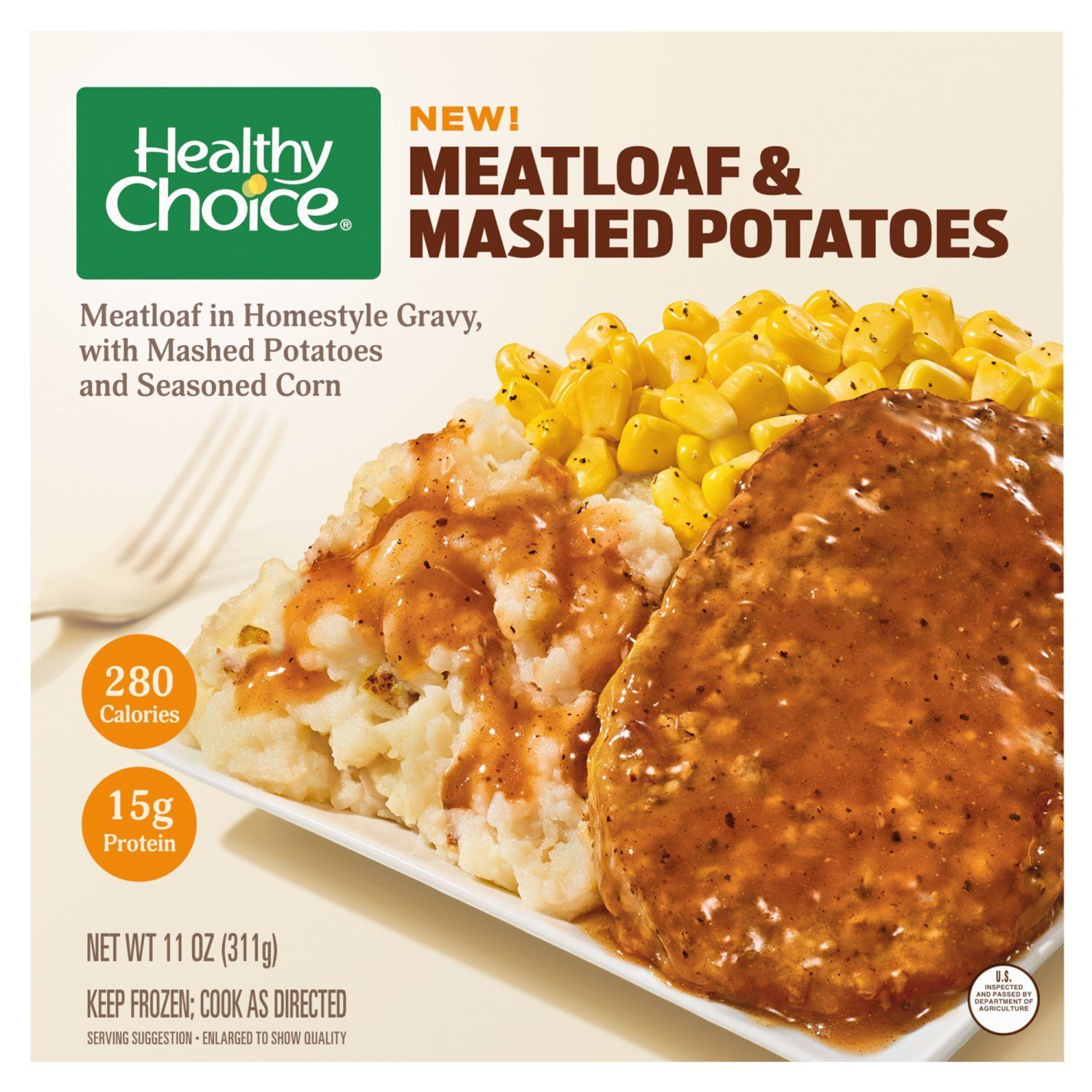 Healthy Choice Meatloaf &amp; Mashed Potatoes, 11 oz