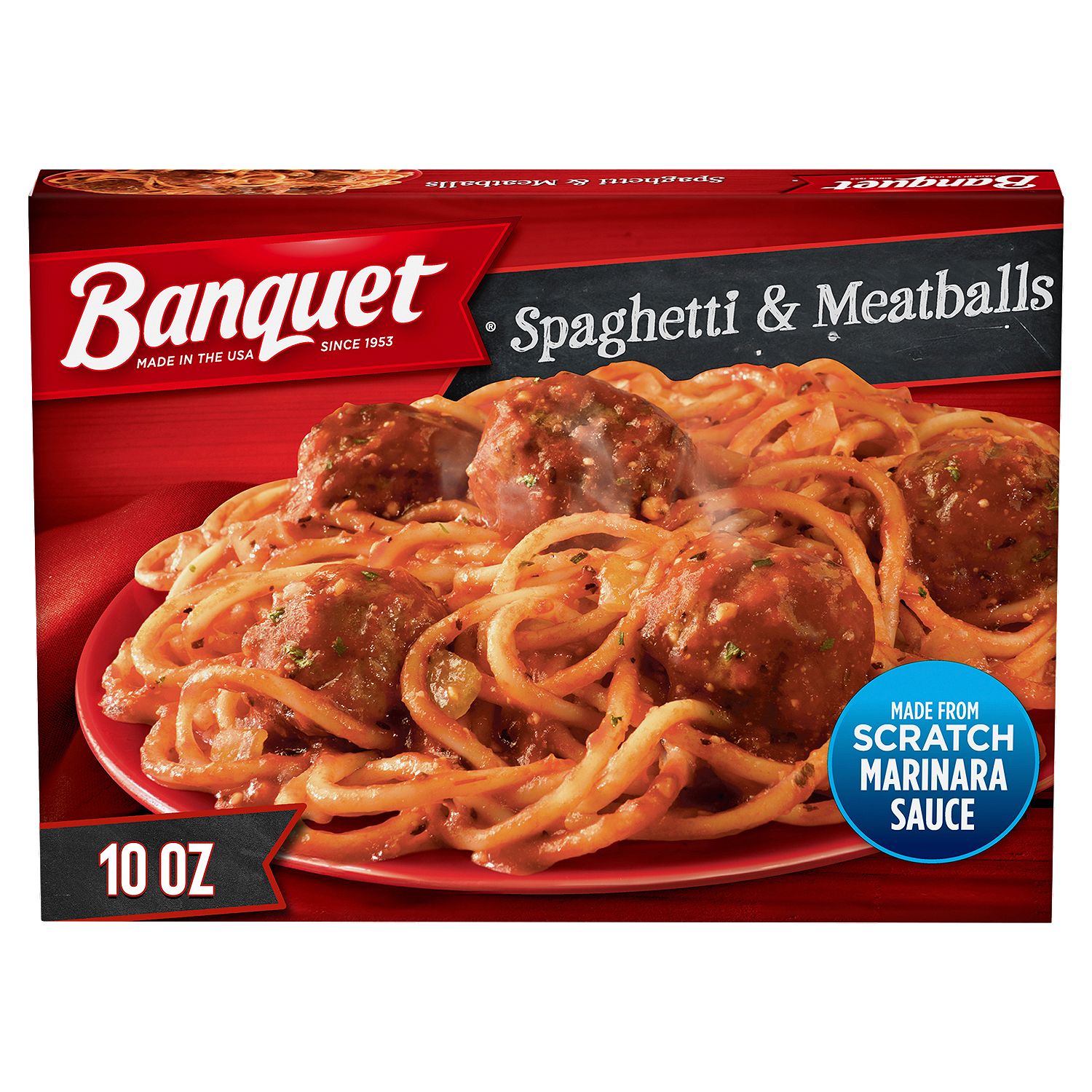 Banquet Spaghetti &amp; Meatballs, 10 oz