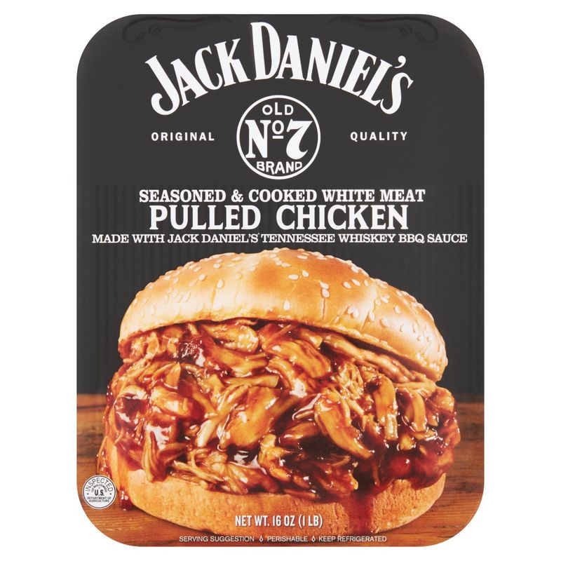 Jack Daniel&#39;s Seasoned &amp; Cooked White Meat Pulled Chicken, 16 oz