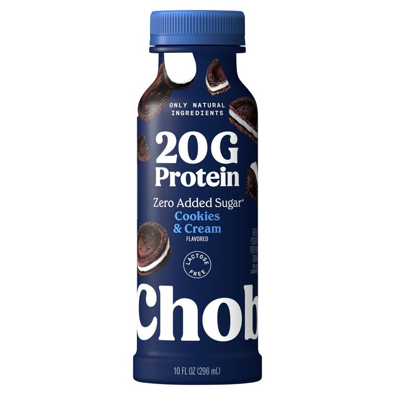 Chobani 20g Protein Cookies &amp; Cream Flavored Greek Yogurt Protein Drink, 10 fl oz