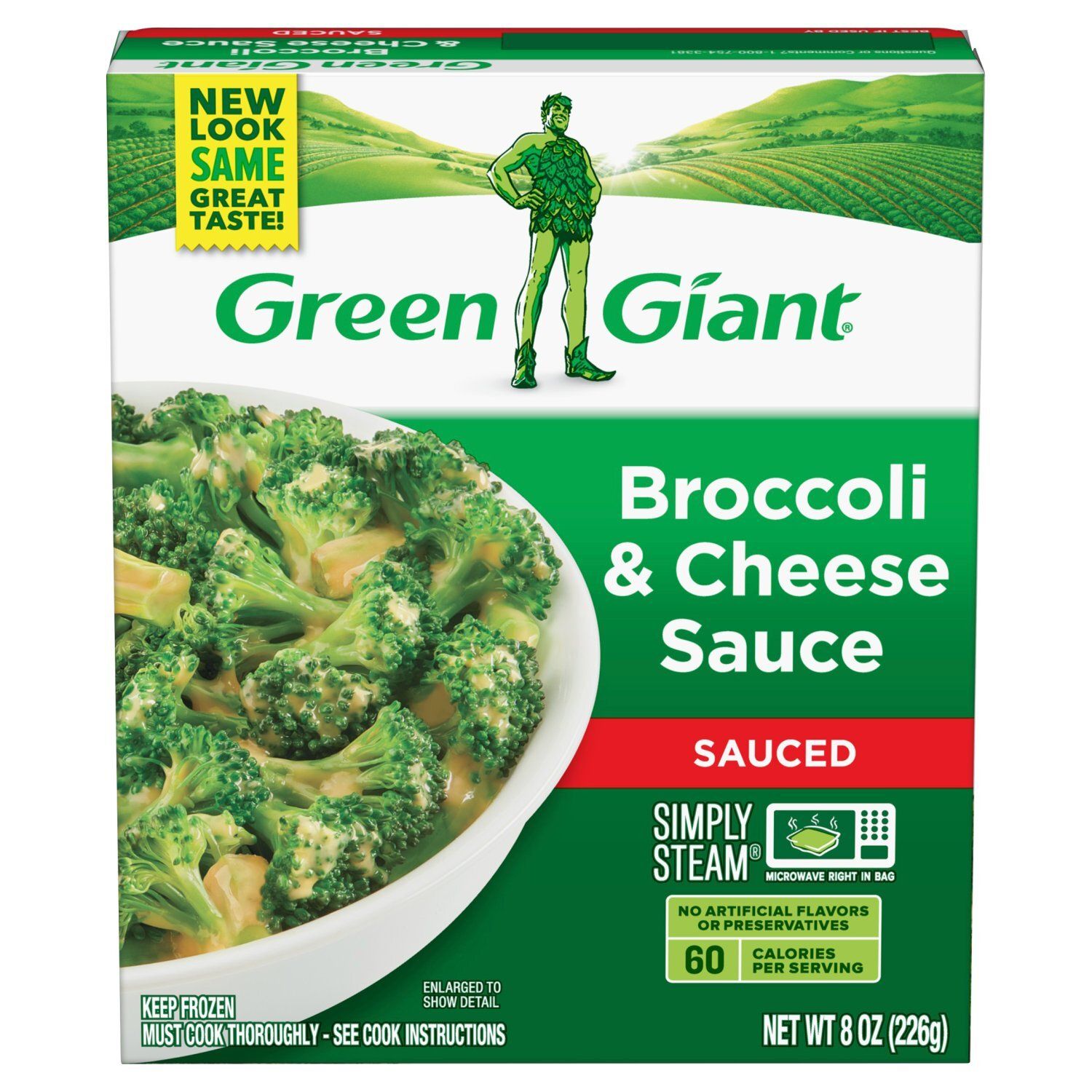 Green Giant Simply Steam Sauced Broccoli &amp; Cheese Sauce, 8 oz