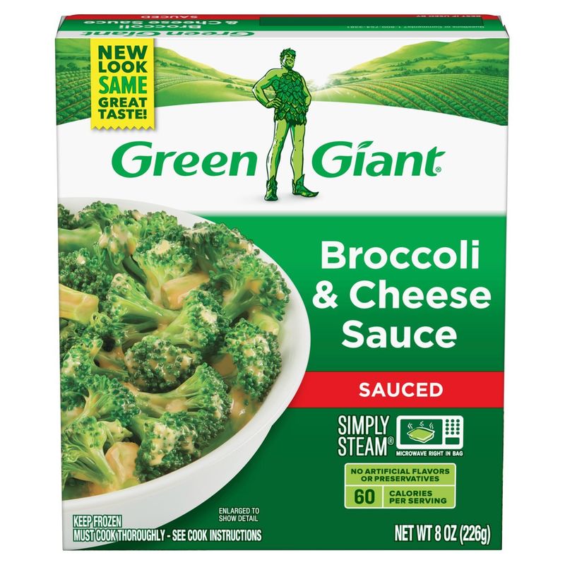 Green Giant Simply Steam Sauced Broccoli &amp; Cheese Sauce, 8 oz