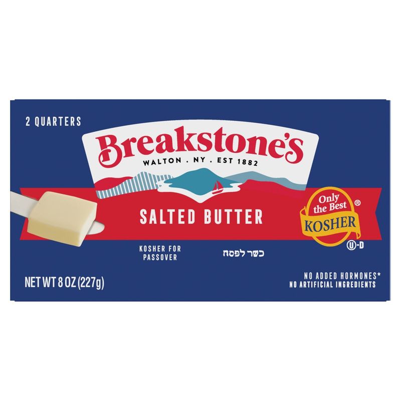Breakstone&#39;s Salted Butter, 2 count, 8 oz