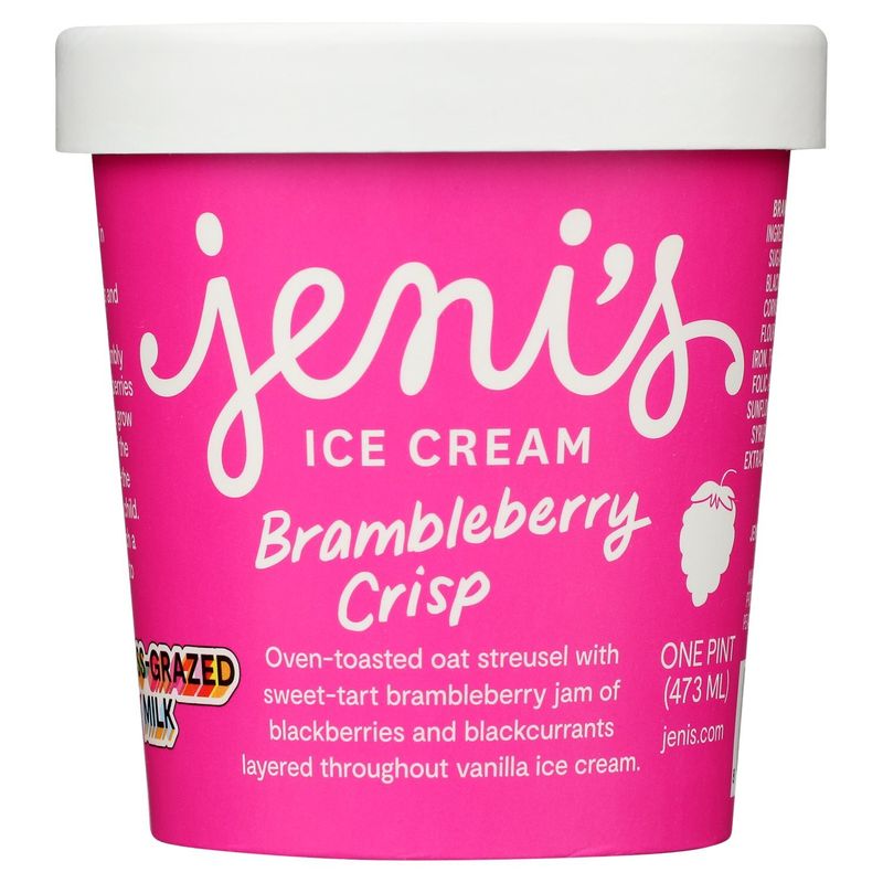 Jeni&#39;s Brambleberry Crisp Ice Cream, one pint