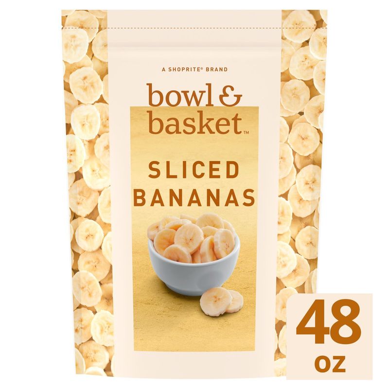 Bowl &amp; Basket Sliced Bananas, 48 oz