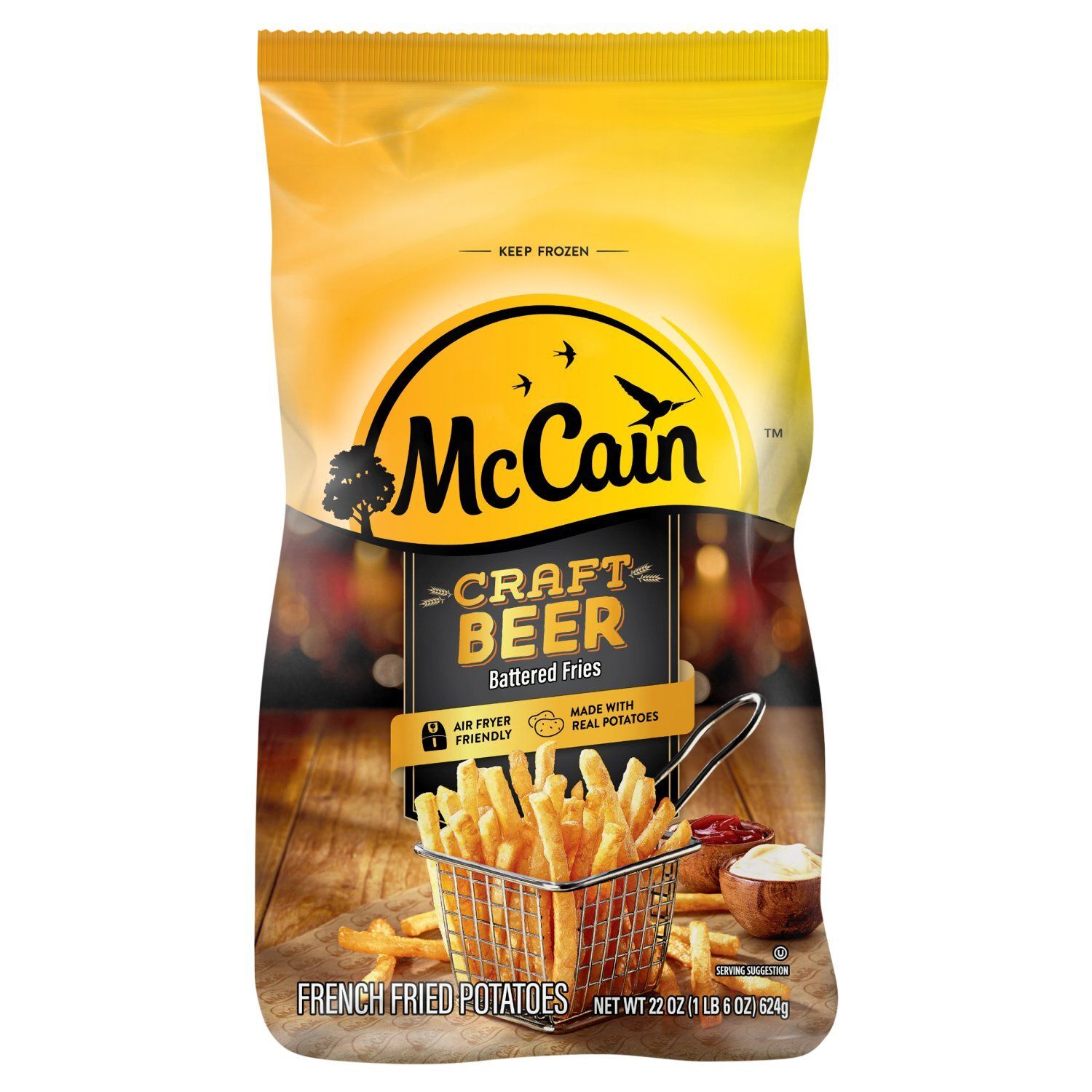 McCain Craft Beer Battered French Fried Potatoes, 22 oz