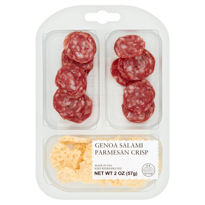 Genoa Salami &amp; Parmesan Crisp, 2 oz