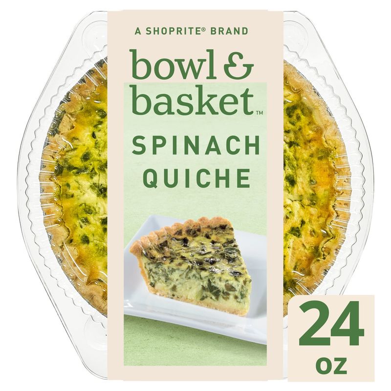 Bowl &amp; Basket Spinach Quiche, 24 oz