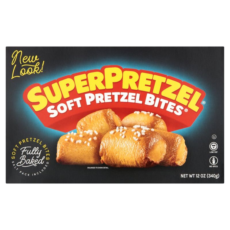 SuperPretzel Fully Baked Soft Pretzel Bites, 12 oz