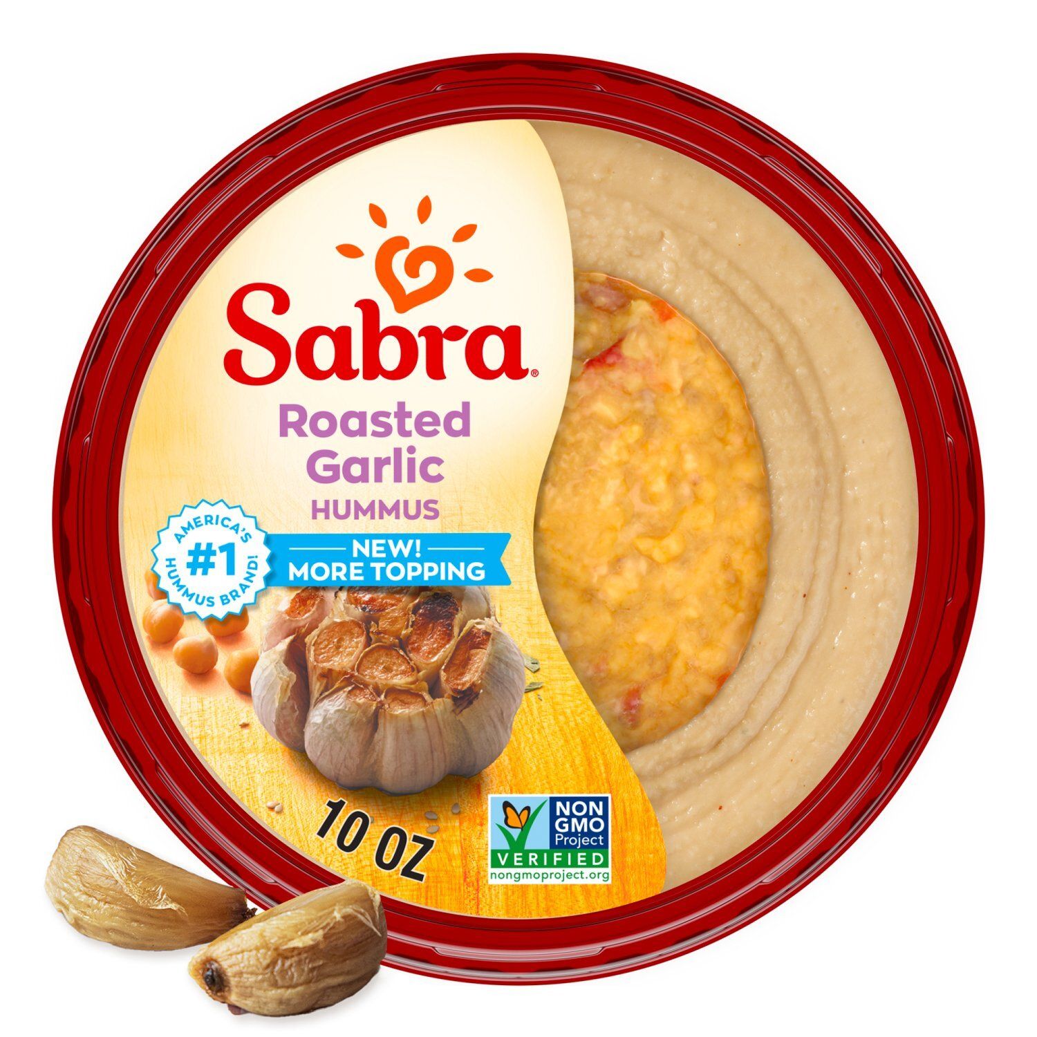 Sabra Roasted Garlic Hummus, 10 oz