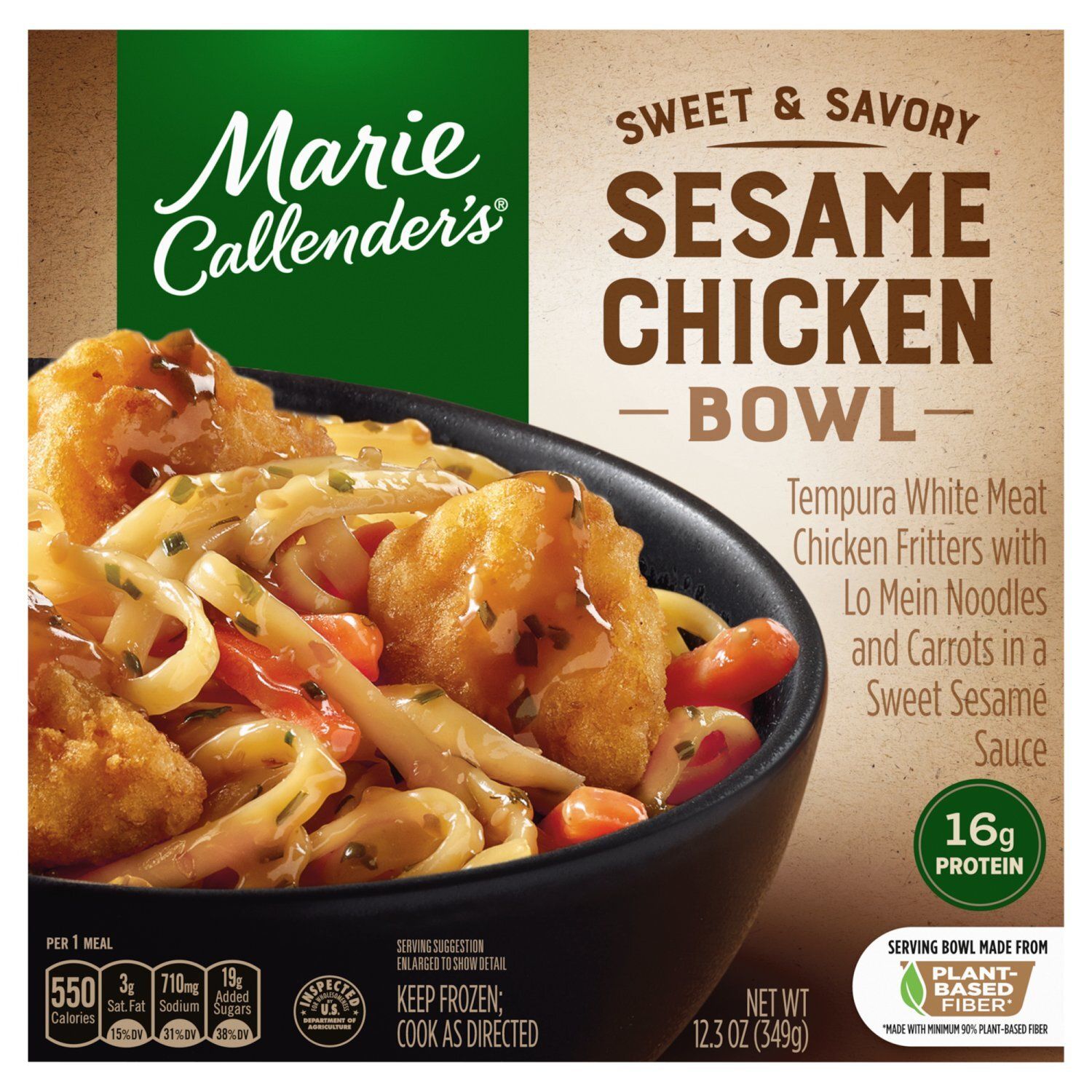 Marie Callender&#39;s Sweet &amp; Savory Sesame Chicken Bowl, 12.3 oz