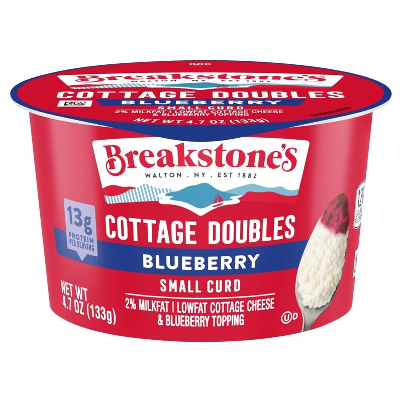 Breakstone&#39;s Blueberry Small Curd Cottage Doubles Cheese, 4.7 oz