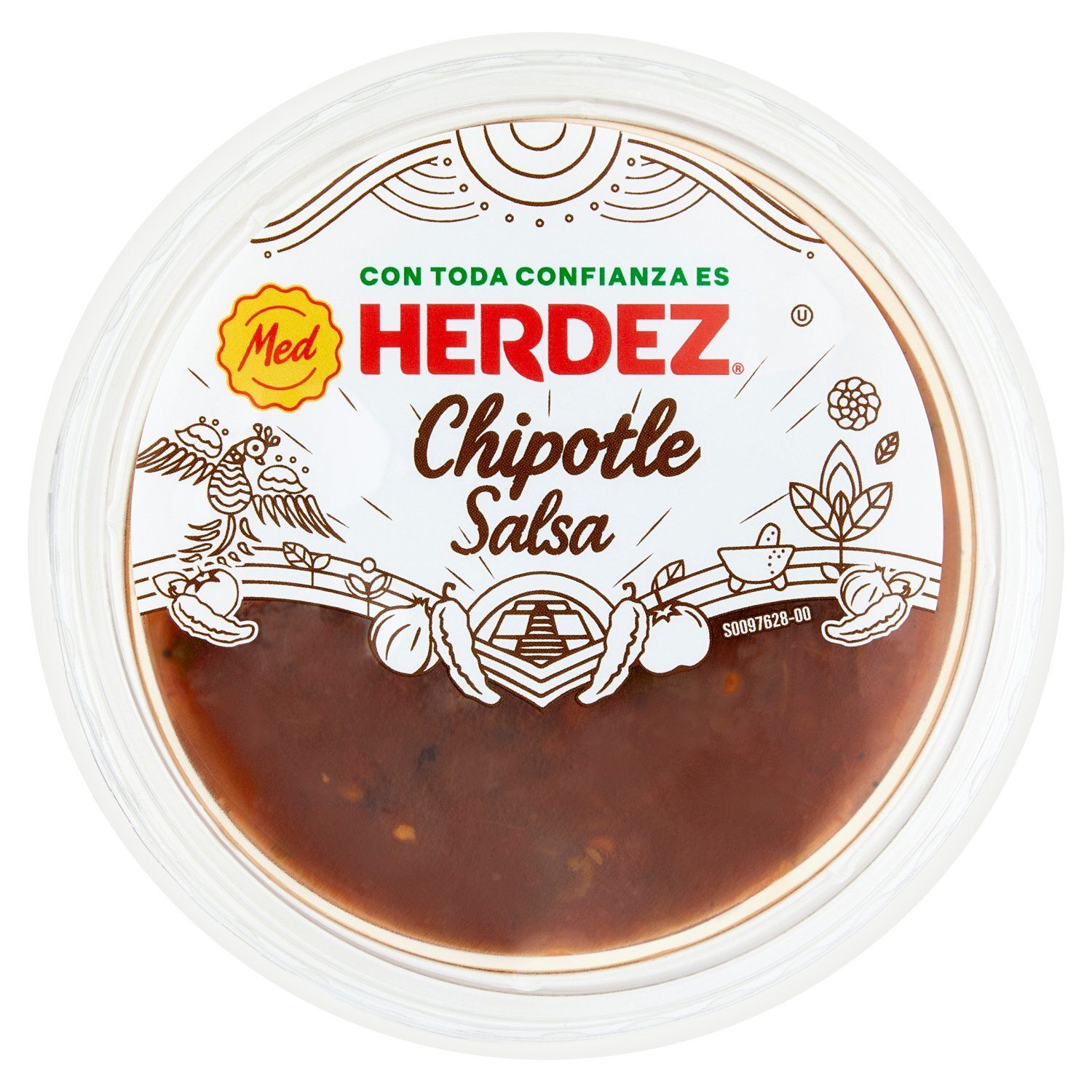 Herdez Med Chipotle Salsa, 15 oz