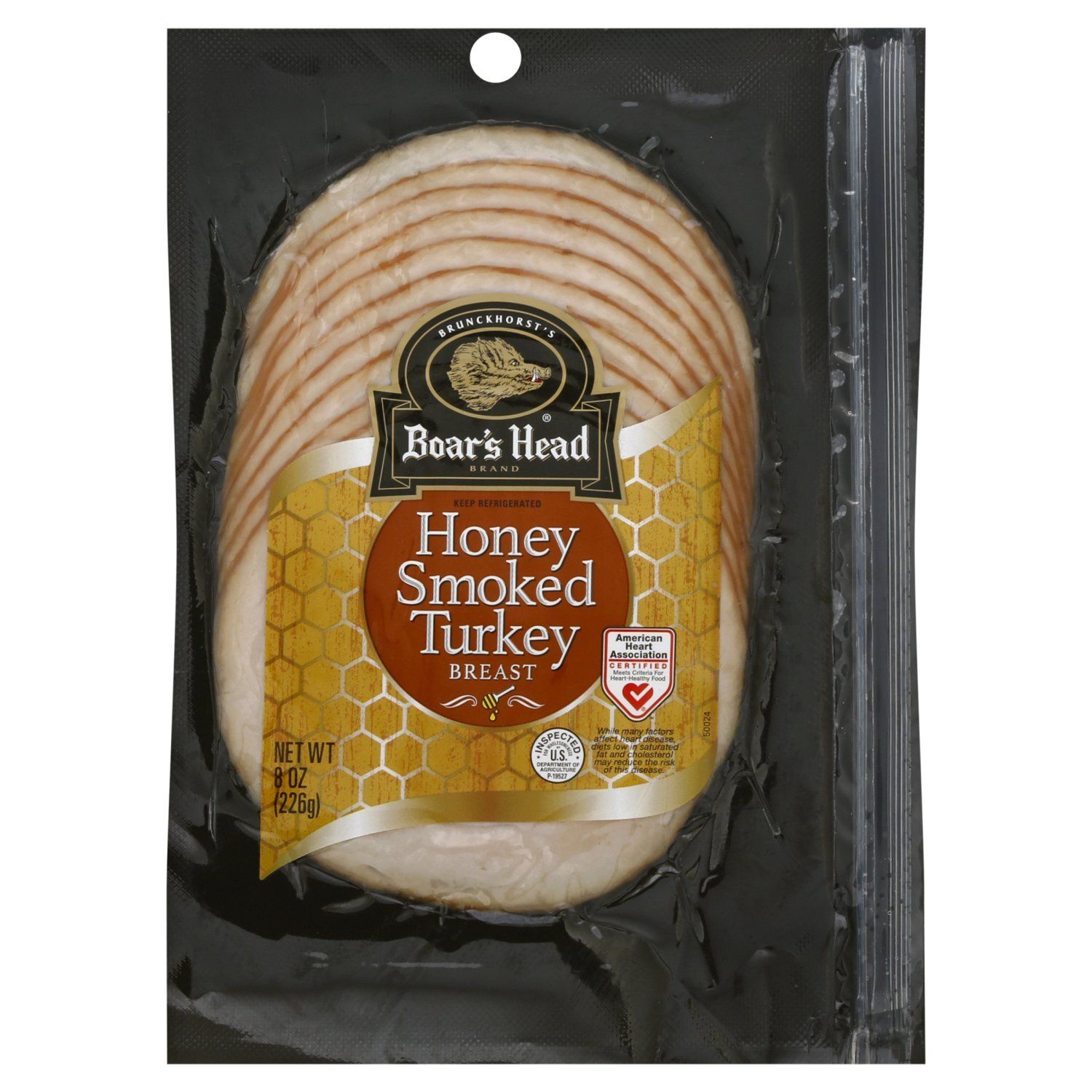 Brunckhorst&#39;s Boar&#39;s Head Honey Smoked Turkey Breast, 8 oz