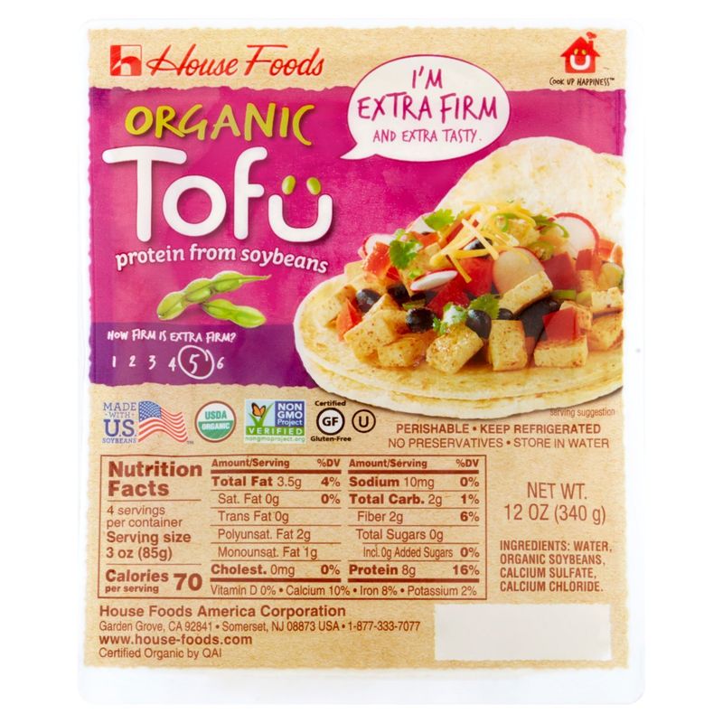 House Foods Organic Tofü, 12 oz