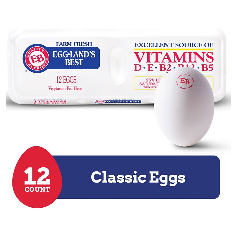 Eggland&#39;s Best Eggs, Large, 12 count