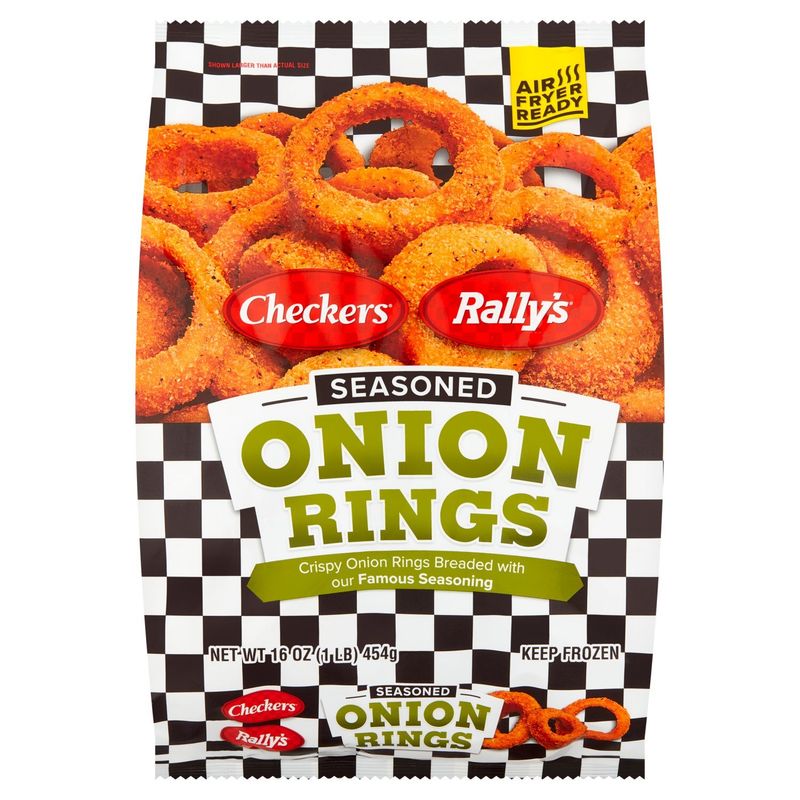 Checkers Rally&#39;s Seasoned Onion Rings, 16 oz