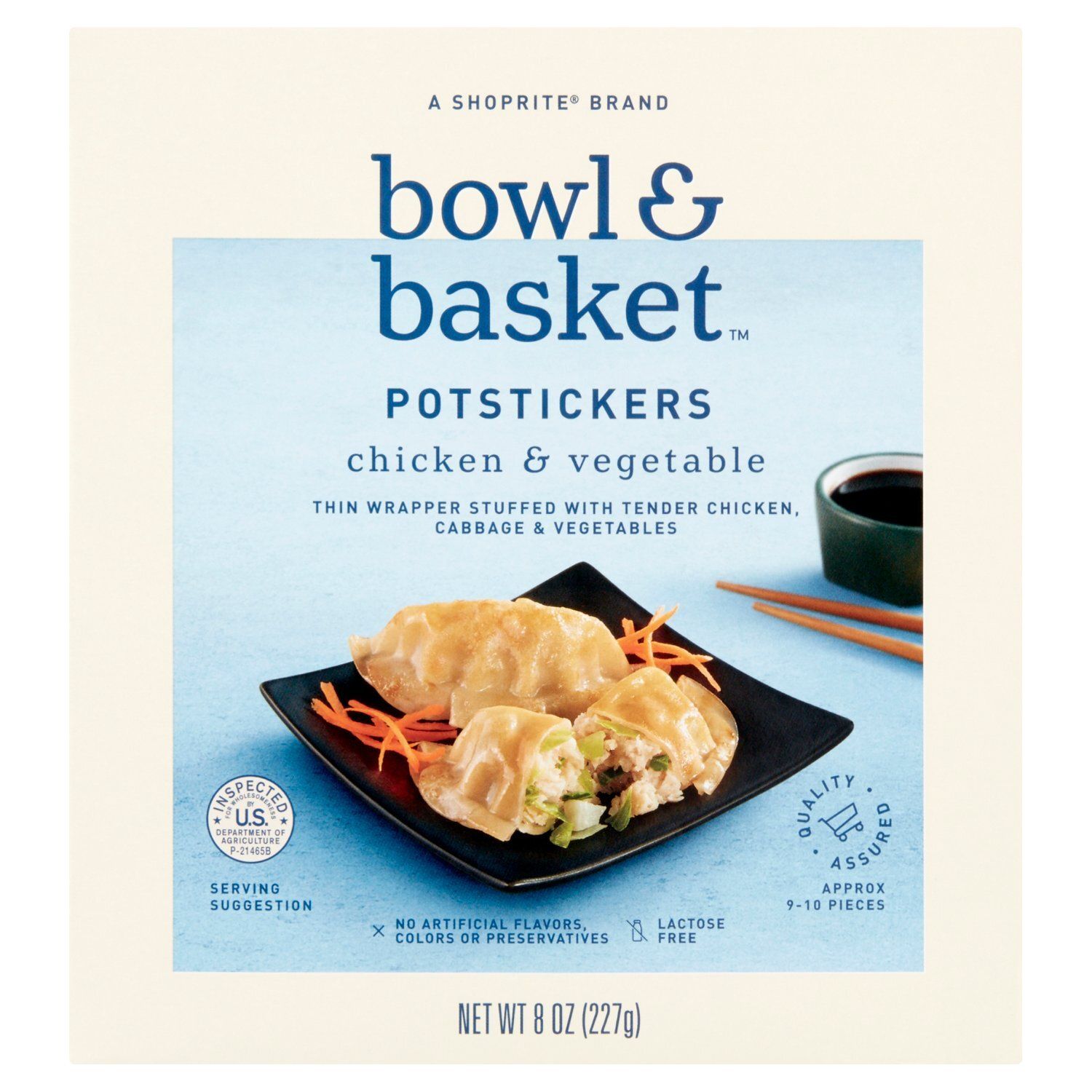 Bowl &amp; Basket Chicken &amp; Vegetable Potstickers, 8 oz
