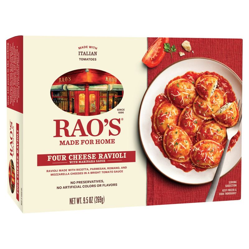 Rao&#39;s Four Cheese Ravioli with Marinara Sauce, 9.5 oz