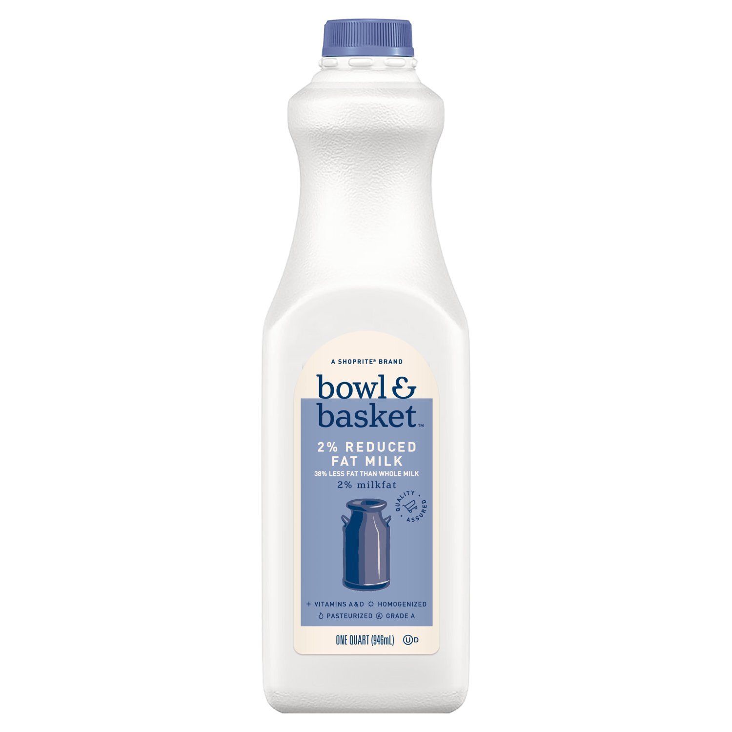 Bowl &amp; Basket 2% Reduced Fat Milk, one quart