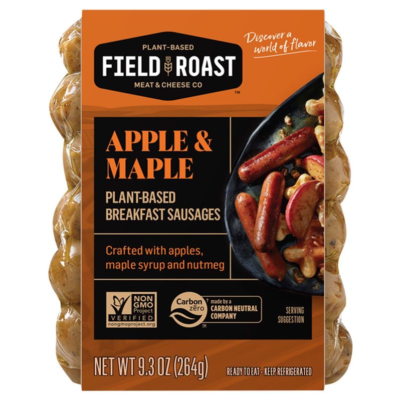Field Roast Apple &amp; Maple Plant-Based Breakfast Sausage 9.31 oz