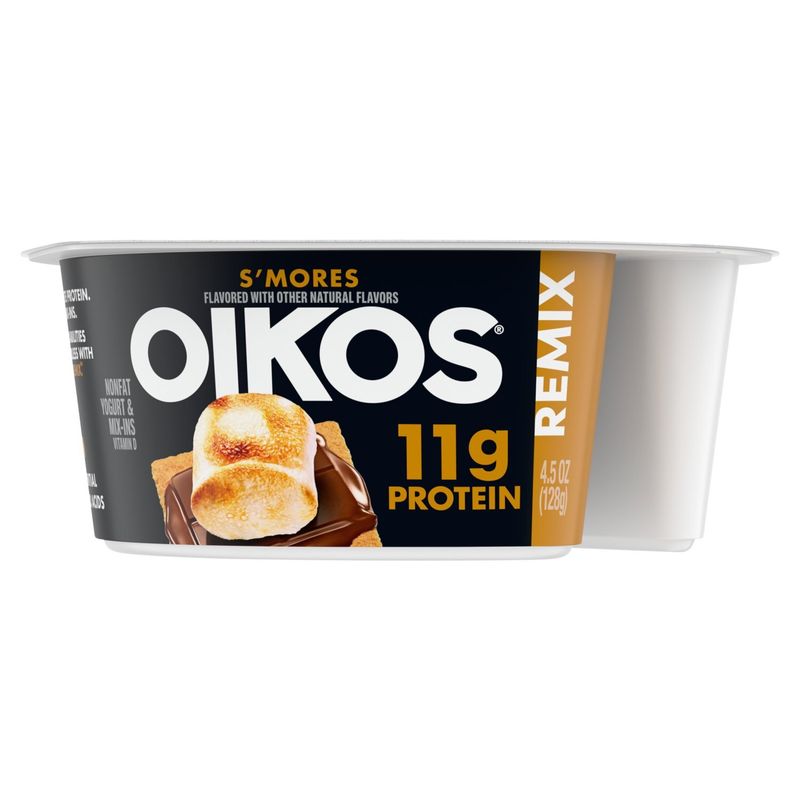 Oikos S&#39;Mores Nonfat Yogurt &amp; Mix-Ins, 4.5 oz