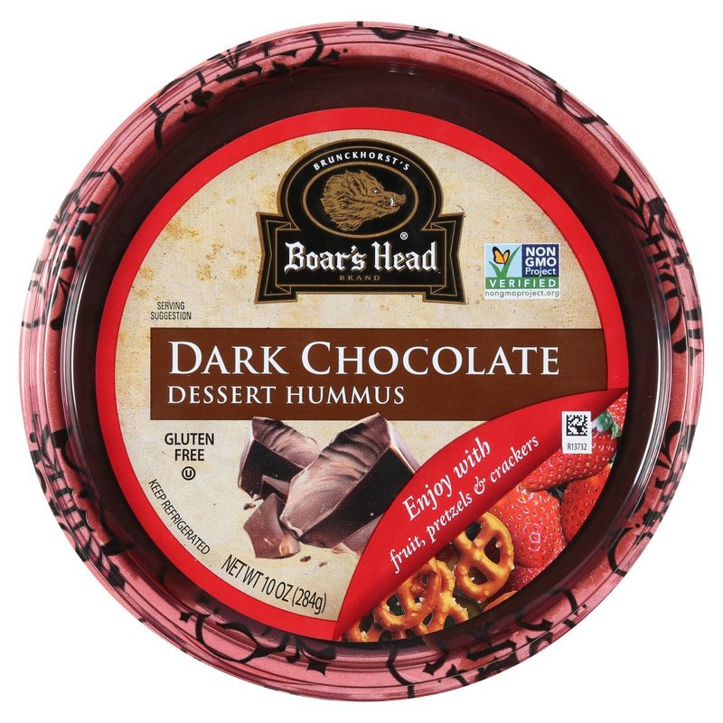 Boar&#39;s Head Dark Chocolate Dessert Hummus, 10 oz