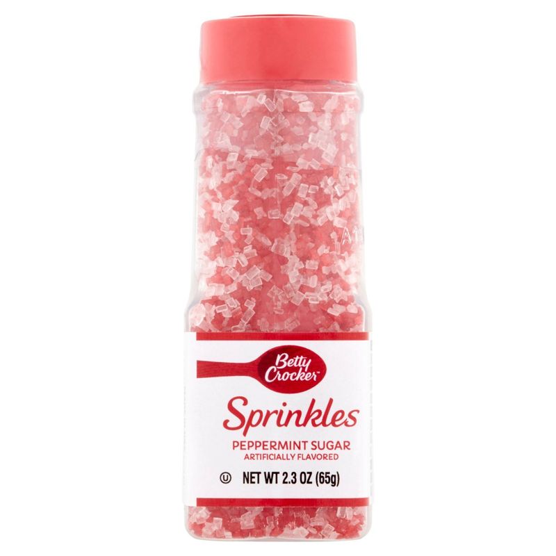 Betty Crocker Peppermint Sugar Sprinkles, 2.3 oz